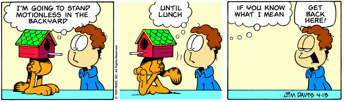 Garfield, April 13, 1999