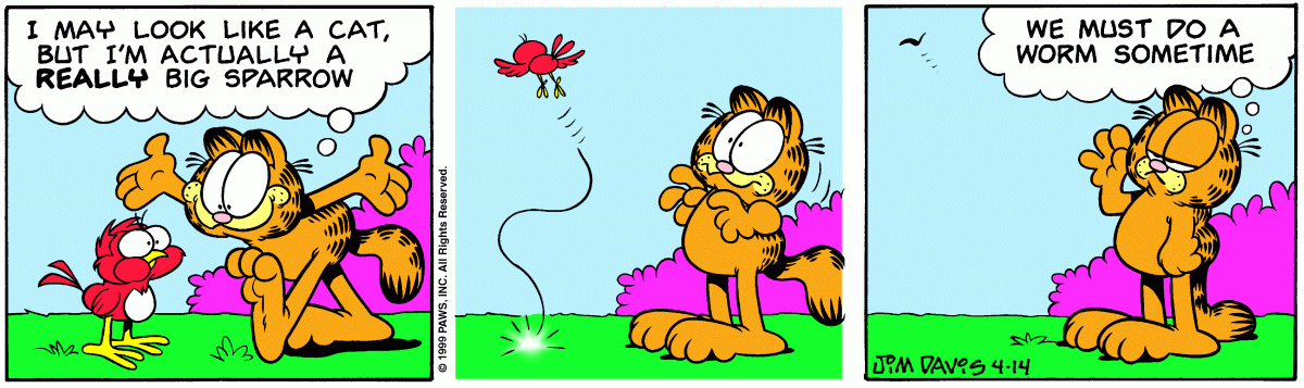 Garfield, April 14, 1999