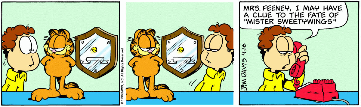 Garfield, April 16, 1999