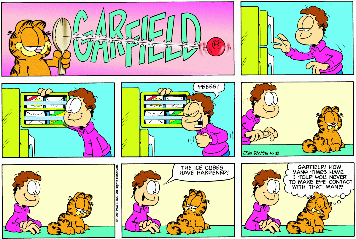 Garfield, April 18, 1999