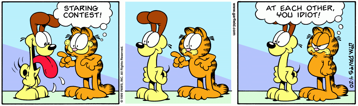 Garfield, April 20, 1999