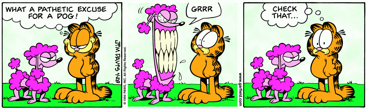 Garfield, April 28, 1999