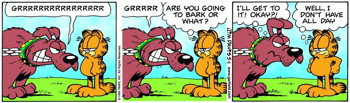 Garfield, May 1, 1999