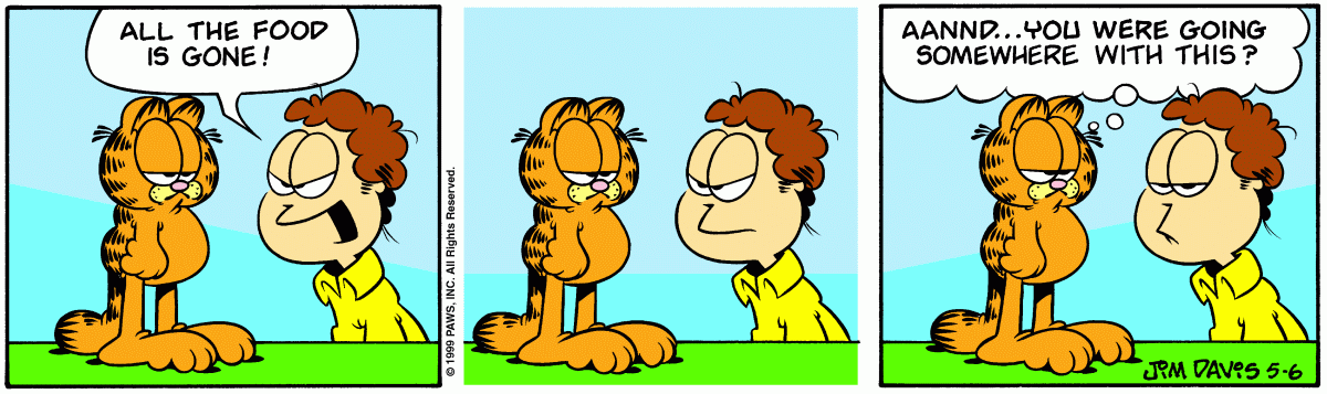 Garfield, May 6, 1999