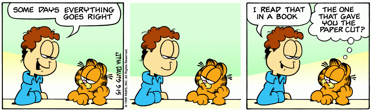Garfield, May 15, 1999