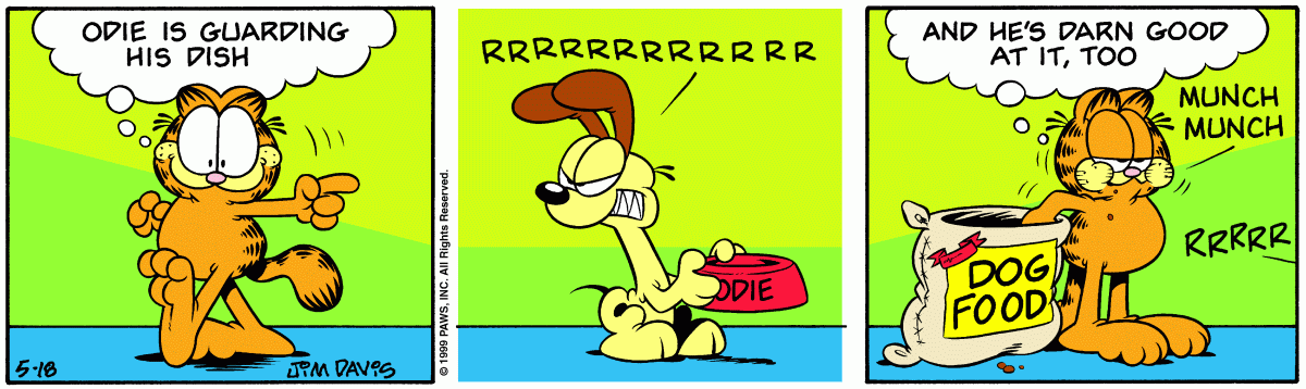 Garfield, May 18, 1999