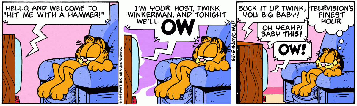 Garfield, May 25, 1999