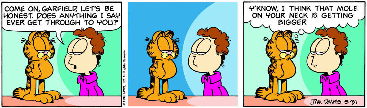 Garfield, May 31, 1999