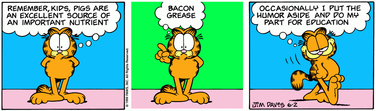 Garfield, June 2, 1999