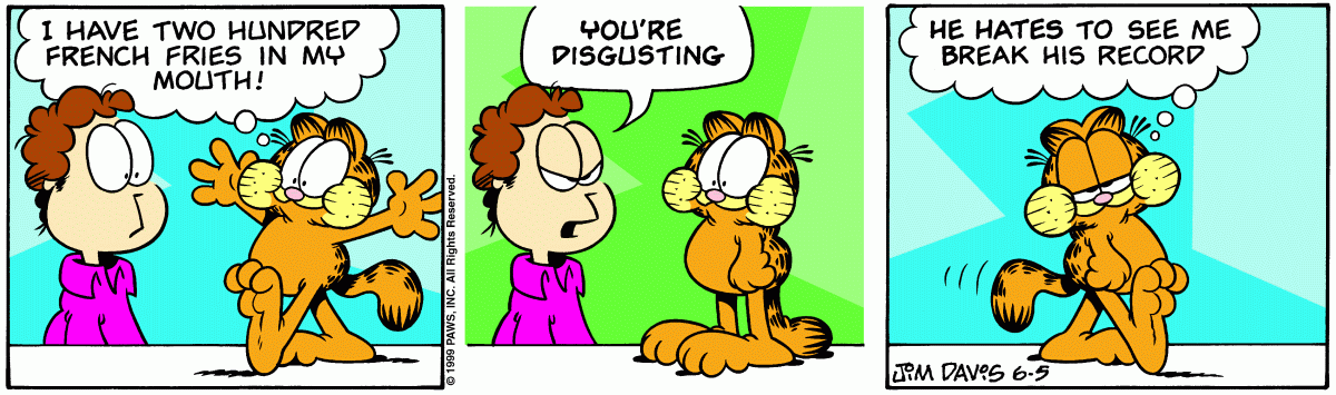 Garfield, June 5, 1999
