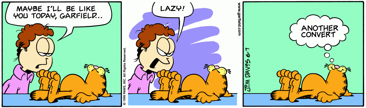 Garfield, June 7, 1999