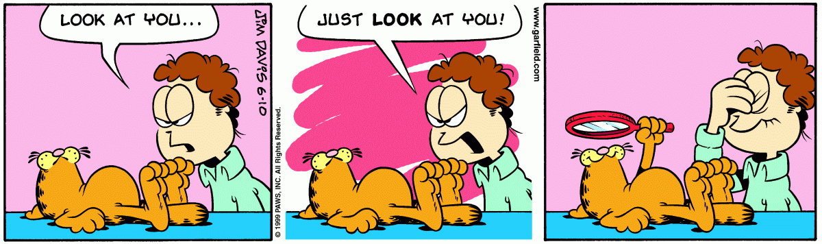Garfield, June 10, 1999