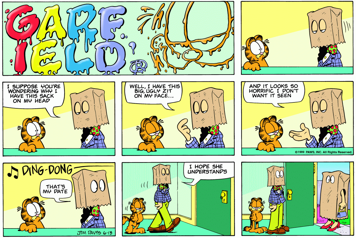 Garfield, June 13, 1999