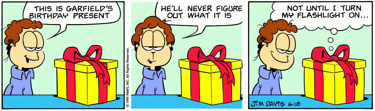 Garfield, June 18, 1999