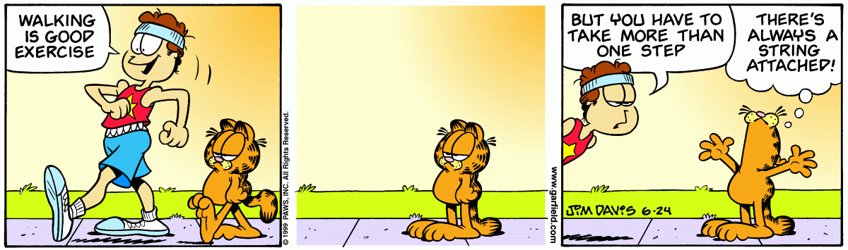 Garfield, June 24, 1999