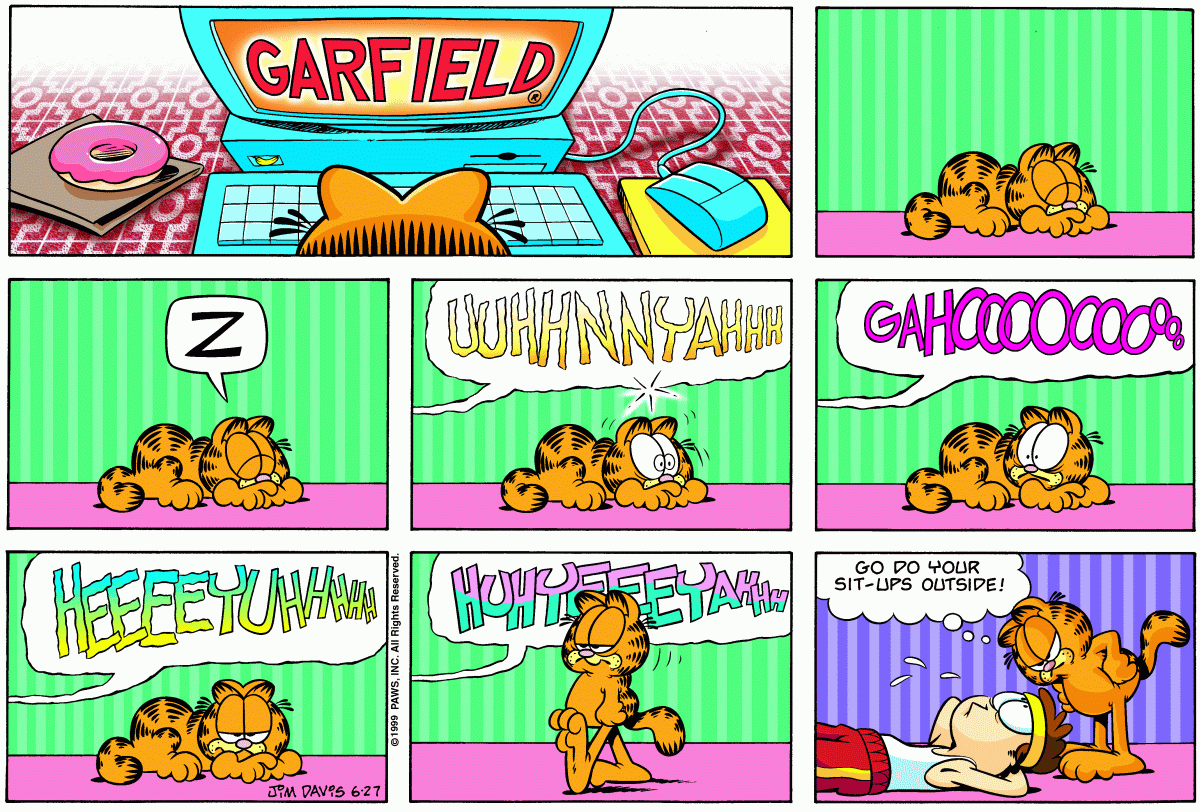 Garfield, June 27, 1999