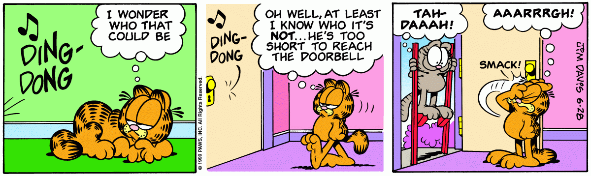 Garfield, June 28, 1999
