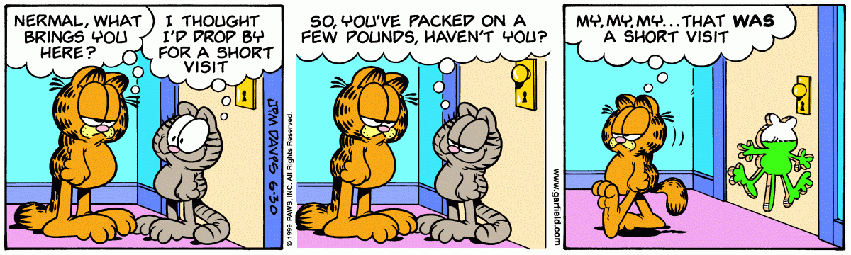 Garfield, June 30, 1999