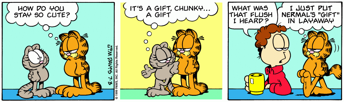 Garfield, July 3, 1999