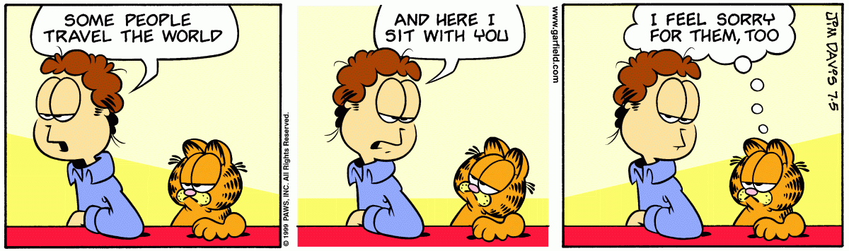 Garfield, July 5, 1999
