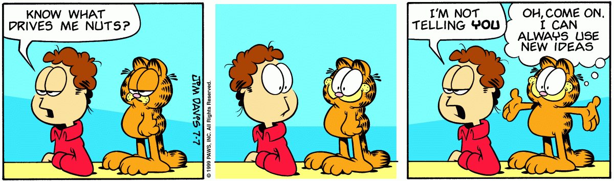 Garfield, July 7, 1999