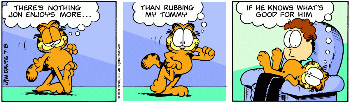 Garfield, July 8, 1999