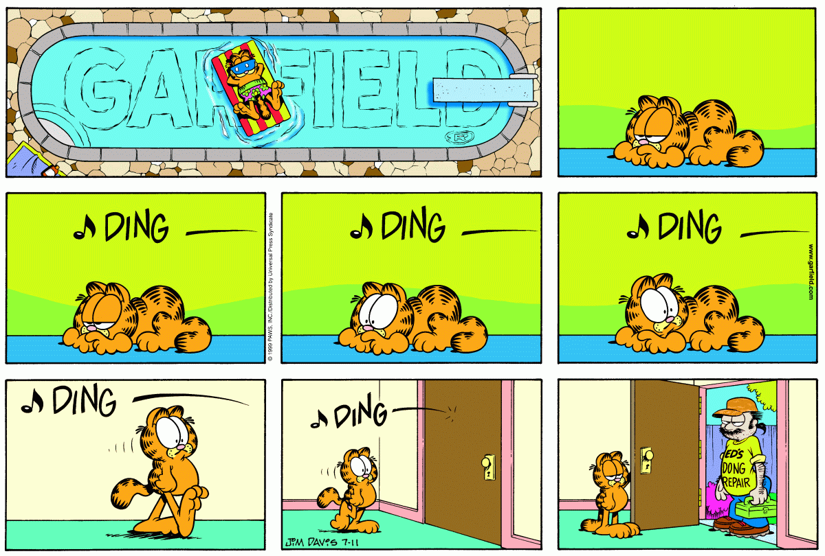 Garfield, July 11, 1999