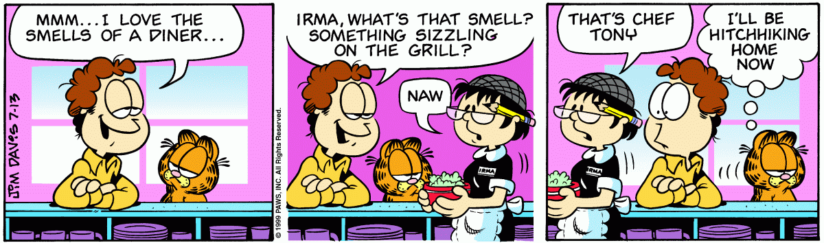 Garfield, July 13, 1999