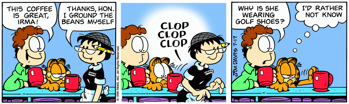 Garfield, July 17, 1999