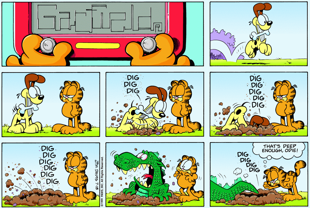 Garfield, July 18, 1999