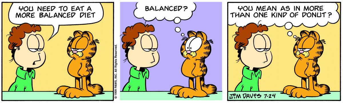 Garfield, July 24, 1999