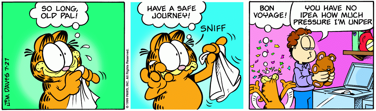 Garfield, July 27, 1999