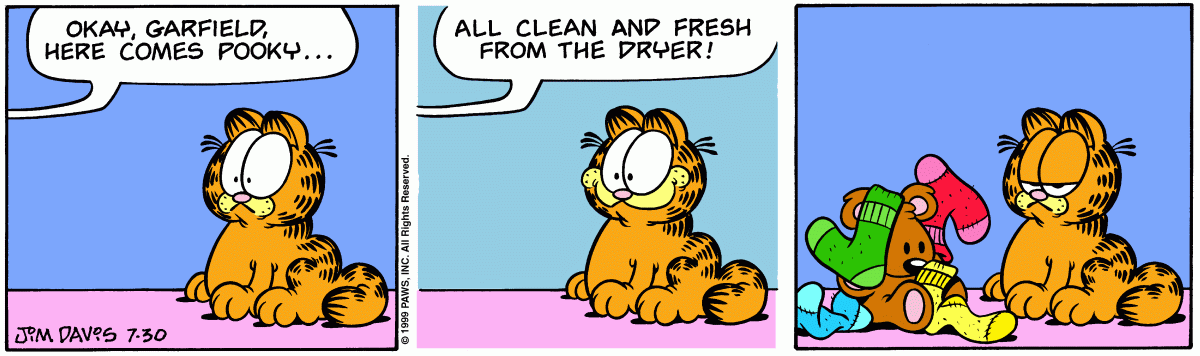 Garfield, July 30, 1999