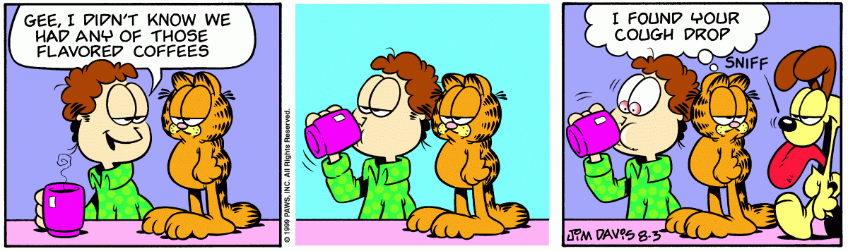 Garfield, August 3, 1999