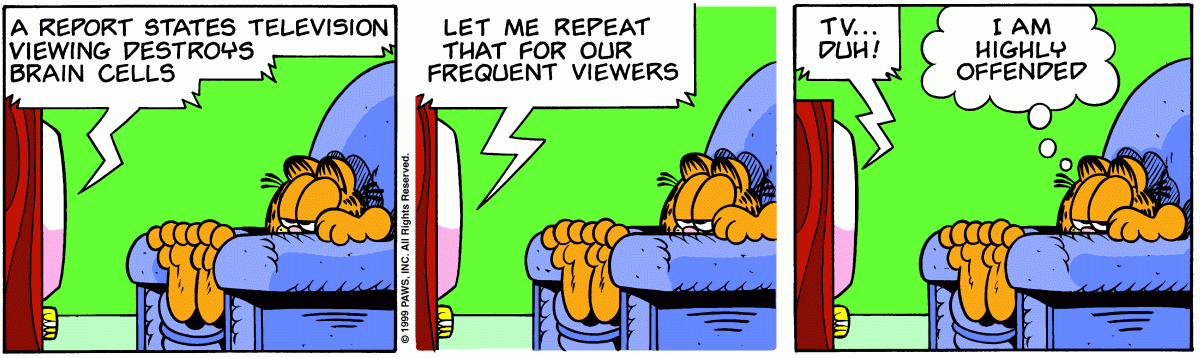 Garfield, August 13, 1999