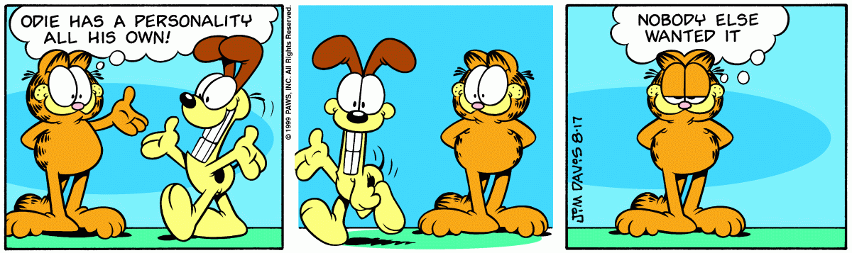 Garfield, August 17, 1999