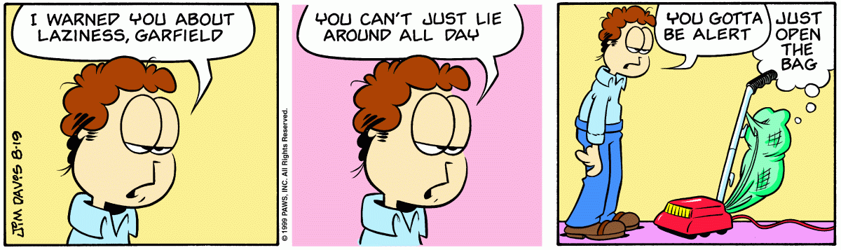 Garfield, August 19, 1999