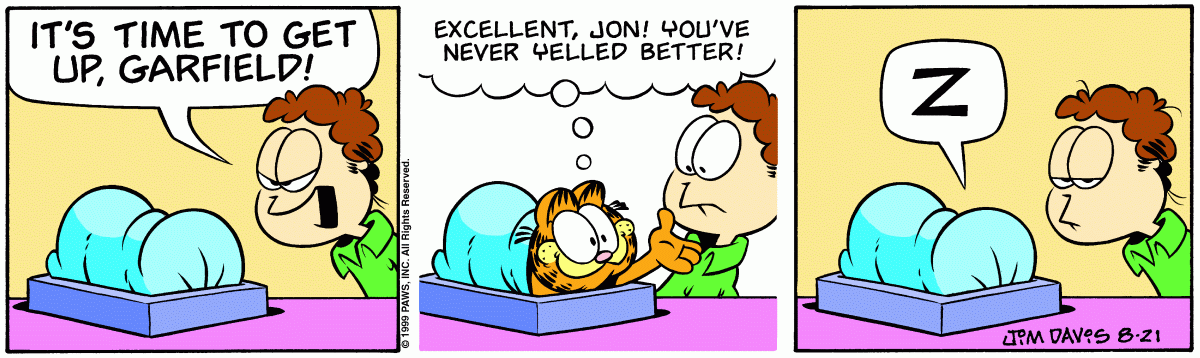 Garfield, August 21, 1999