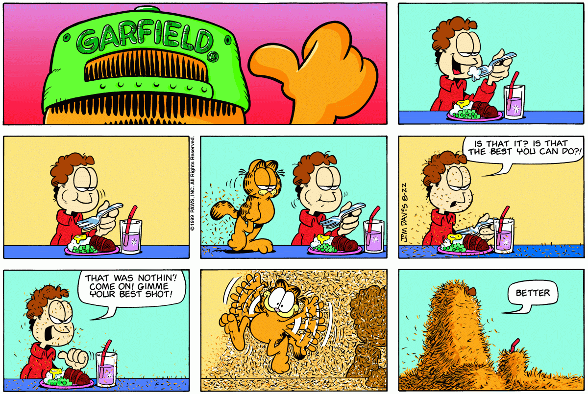 Garfield, August 22, 1999