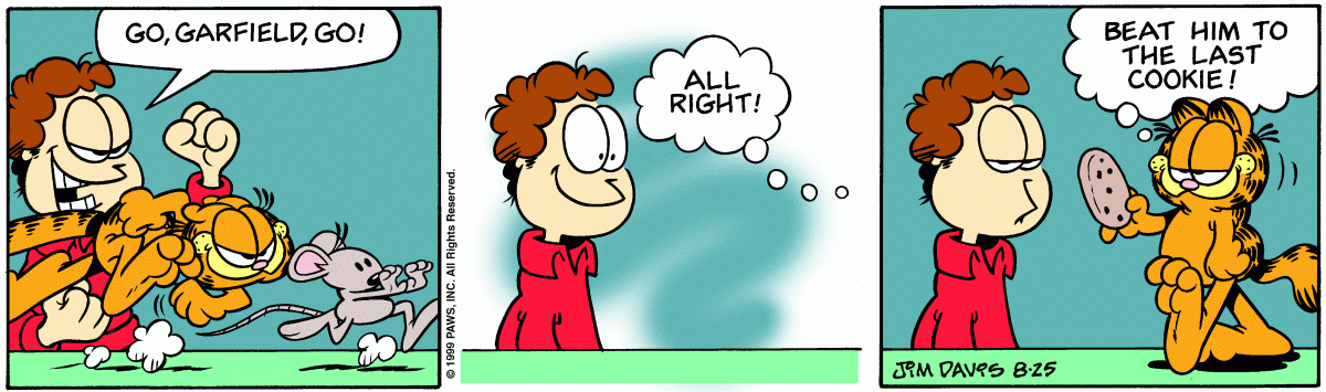 Garfield, August 25, 1999