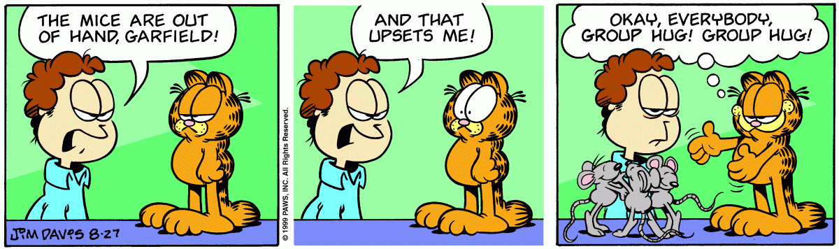 Garfield, August 27, 1999
