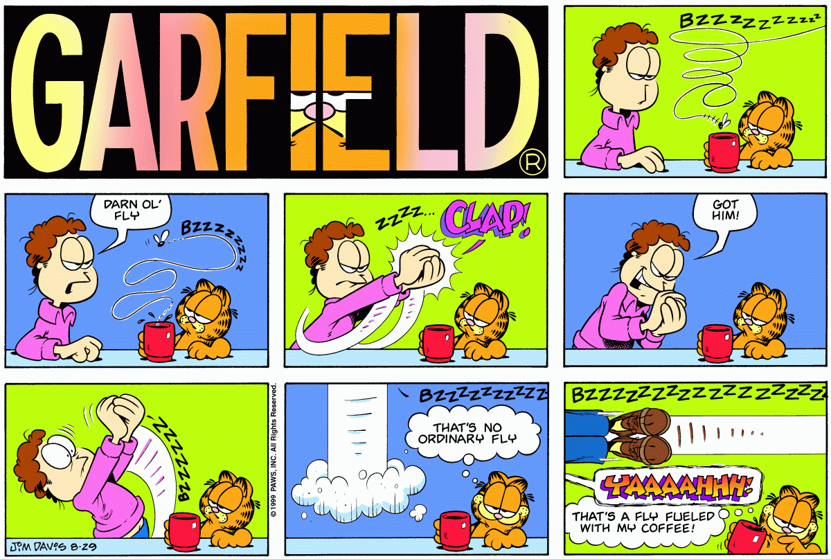 Garfield, August 29, 1999