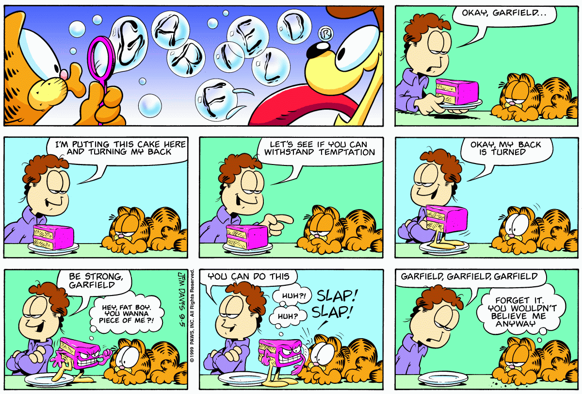 Garfield, September 5, 1999
