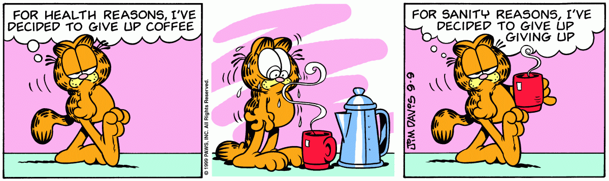 Garfield comic strip for Thursday, September 9, 1999