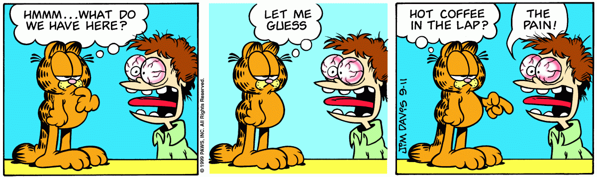 Garfield, September 11, 1999
