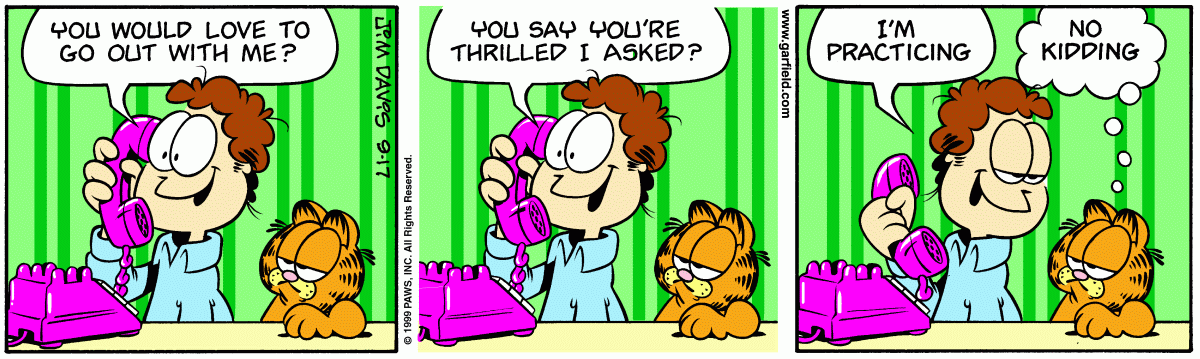 Garfield, September 17, 1999