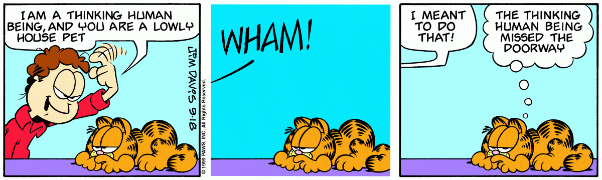 Garfield, September 18, 1999