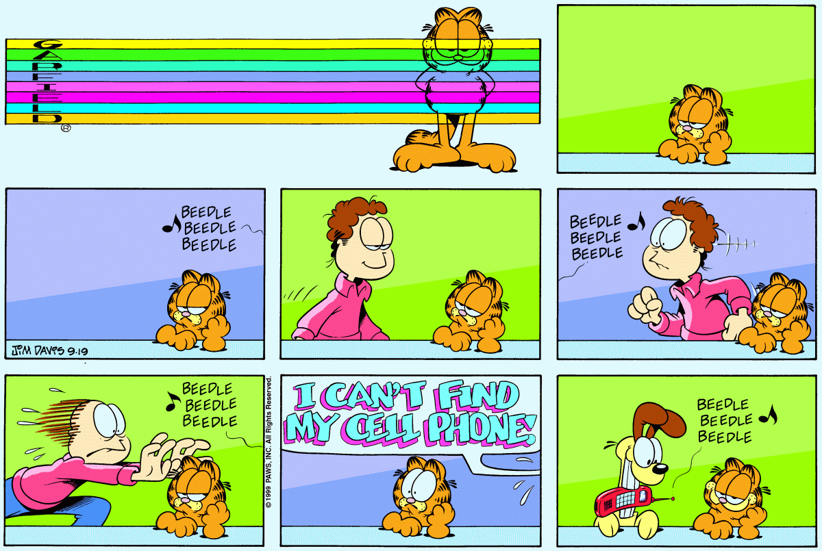 Garfield, September 19, 1999