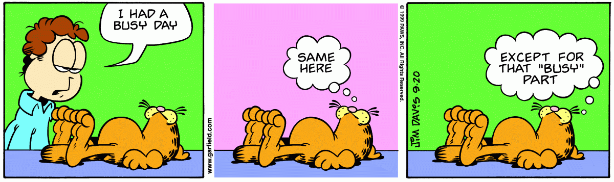 Garfield, September 20, 1999
