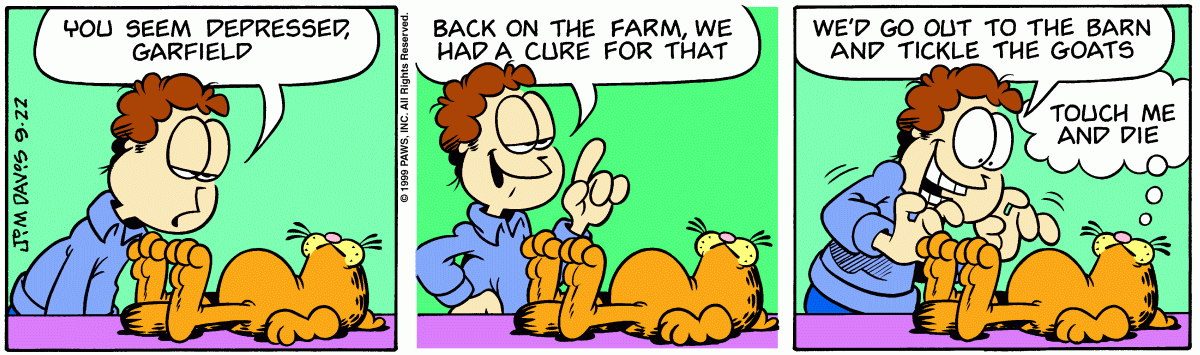 Garfield, September 22, 1999